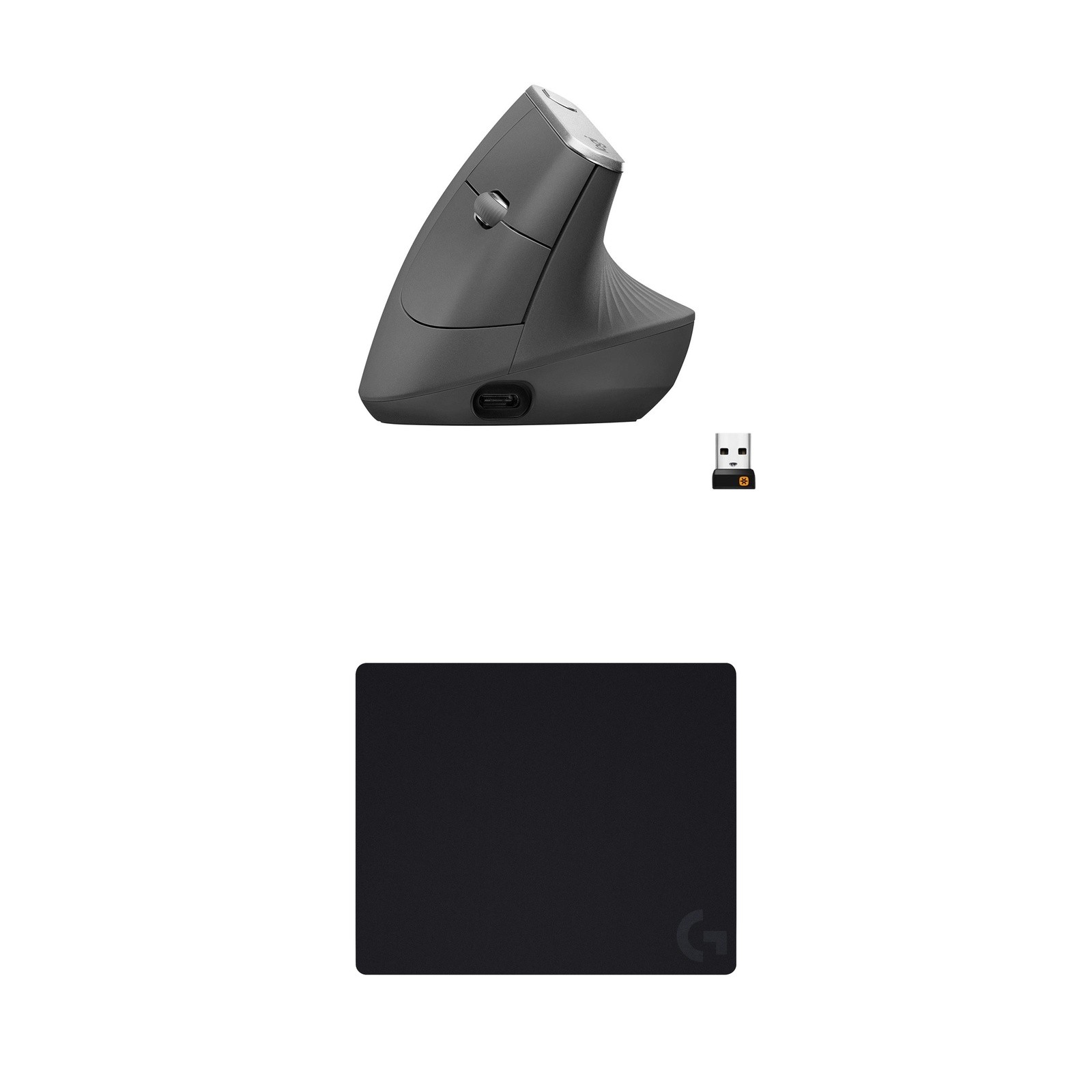 Logitech Premium Ergonomic Bundle: MX Vertical Mouse + G440 Pad