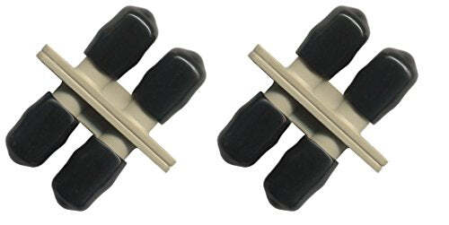 2 Pack Fiber Optic Adapter Coupler ST Multimode Duplex Connector Network