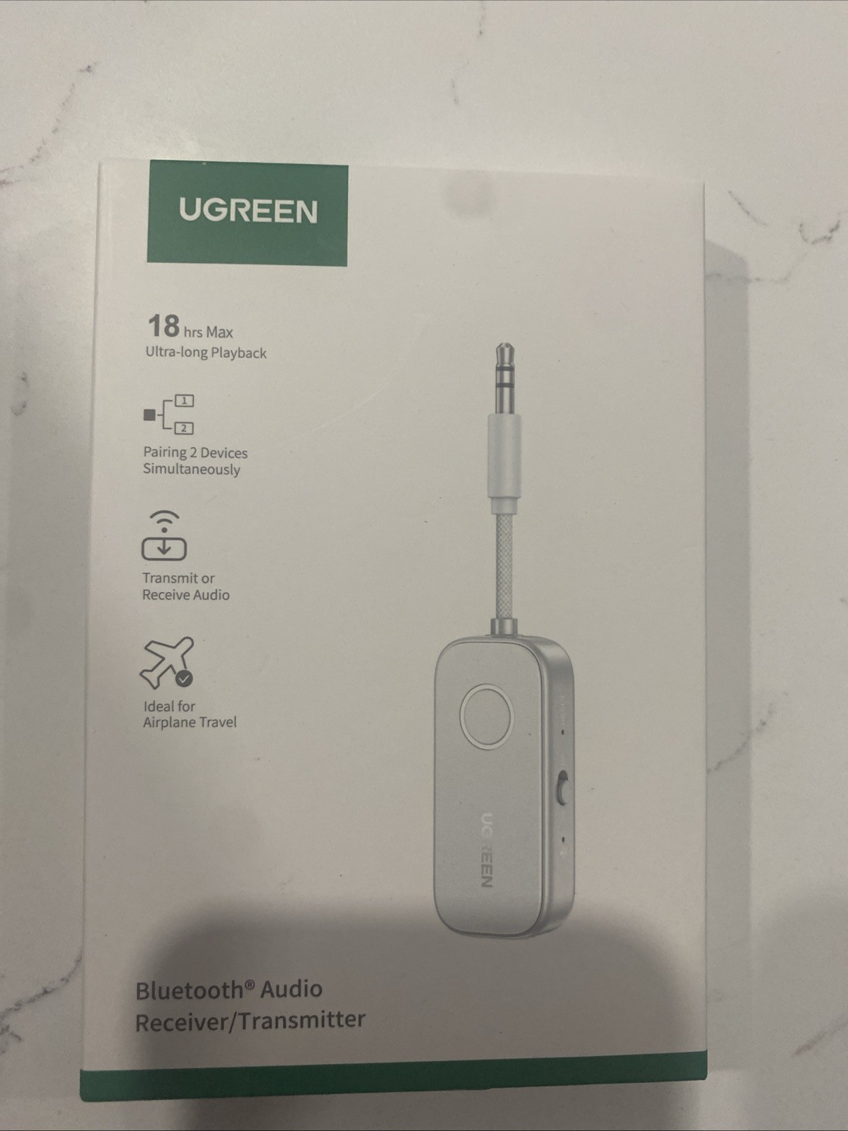 UGREEN Bluetooth 6.0 Receiver Audio Adapter model CM872 Silver