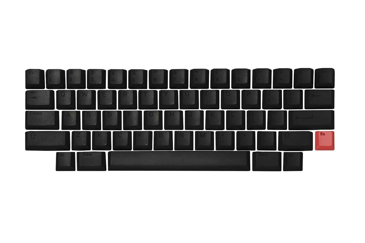 Tokyo60 Keyboard Kit V4 - Dyesub Keycap Kit Add-on (Keycap Kit), MDX-25625-11