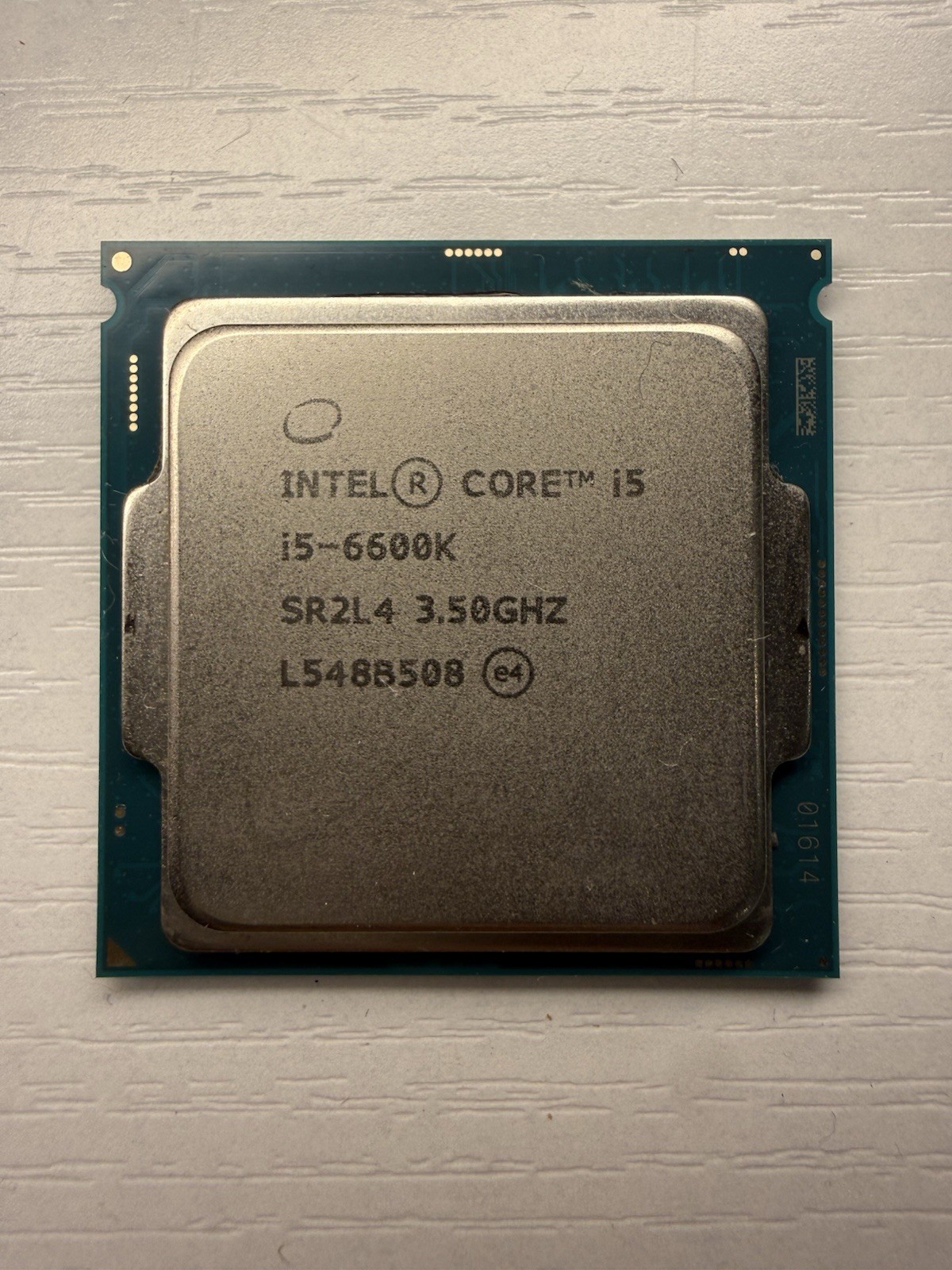 Intel Core i5-6600K 3.50GHz Quad Core SR2L4 4 Thread LGA 1151