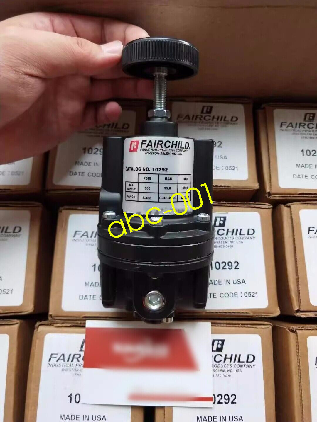 1pcs Fairchild Pressure Regulating Valve 10292