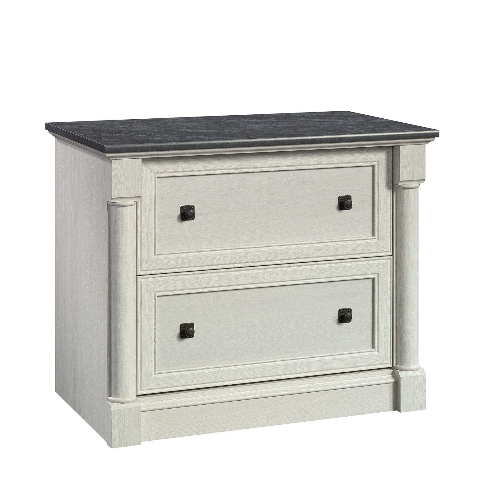 Lateral File Cabinet 2 Drawer Hanging Folders Glacier Oak 432728 Sauder Palladia