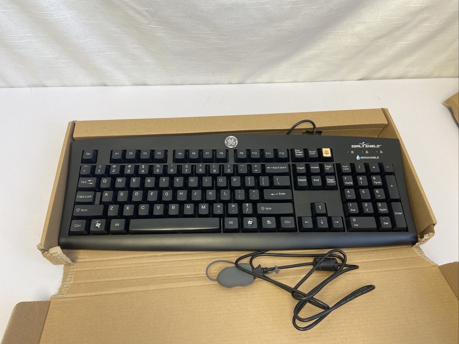 Seal Shield Silver Seal Medical Grade Keyboard Washable Waterproof SSKSV107Lr3