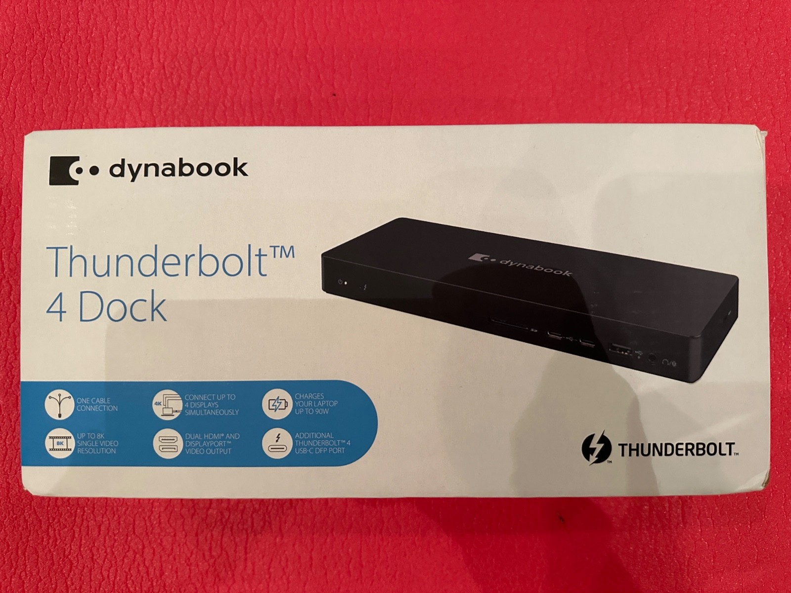 Dynabook Thunderbolt 4 Dock PS0120EA1PRP - NEW & BOXED - 8K / 4x 4K / 90W PD