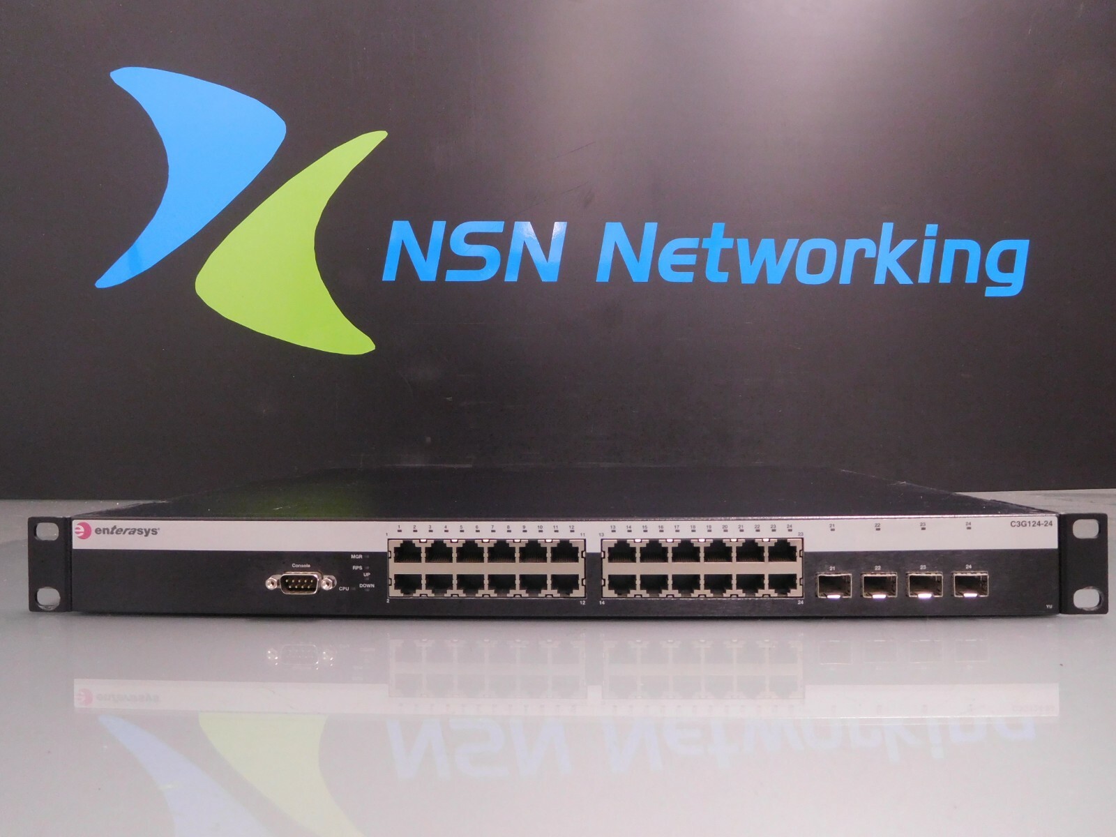 Enterasys SecureStack C3 C3G124-24 24-Port Managed Stackable Gigabit Switch
