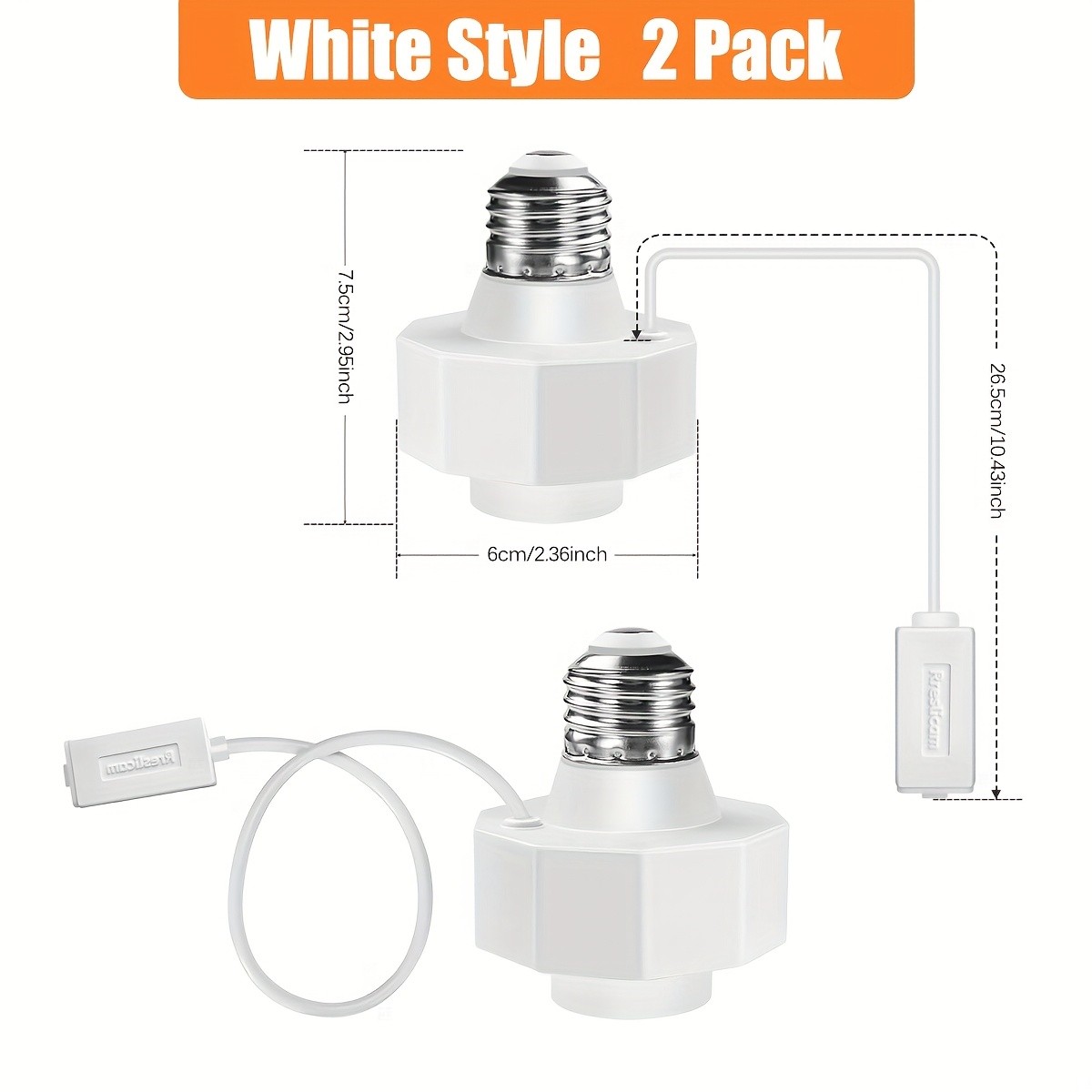 Portable Durable Lightweight Simple Adaptive Robust Socket Adapter with USB Port