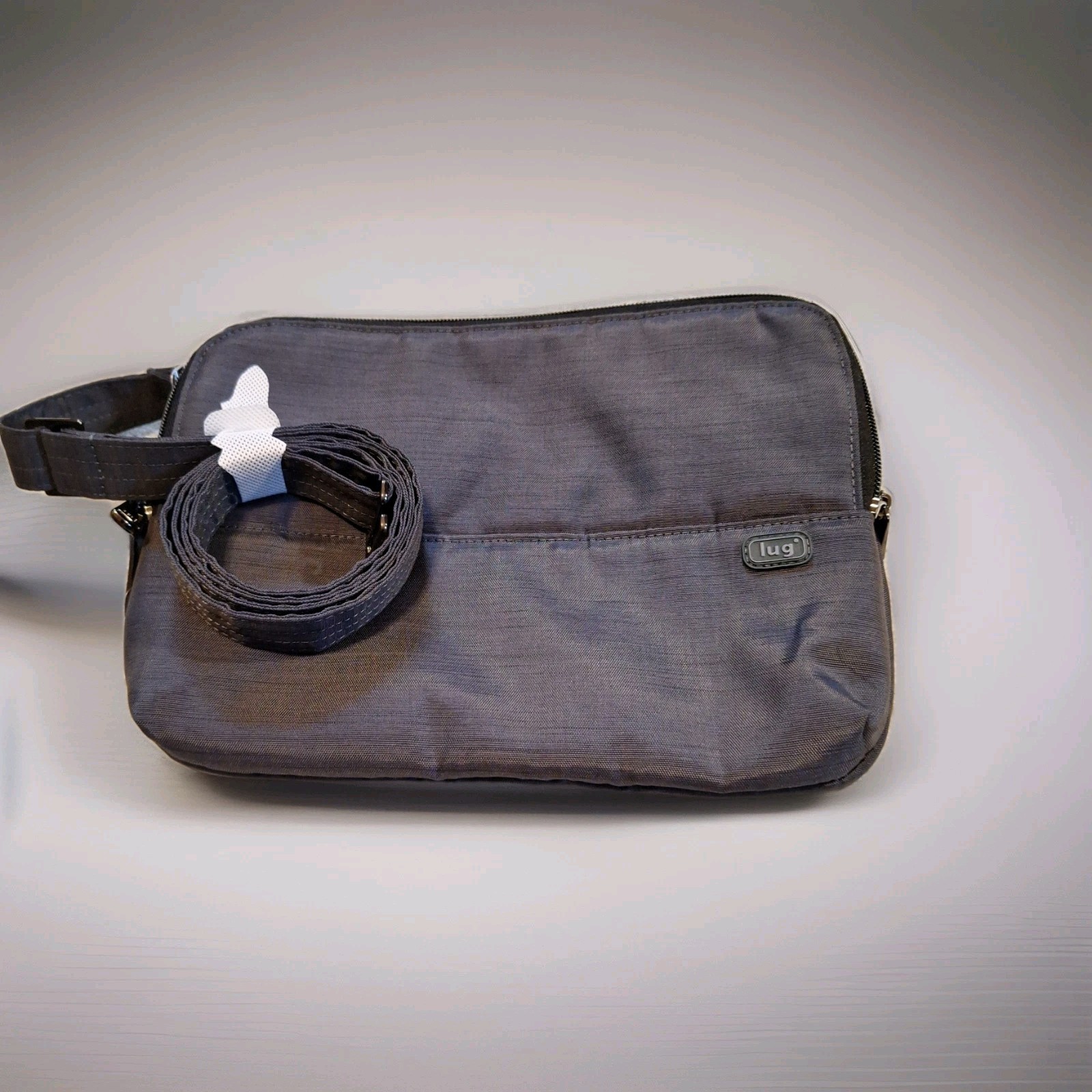 LUG Delta Mini iPad/Tablet Grey 10.4 NWT Lightweight Crossbody Bag
