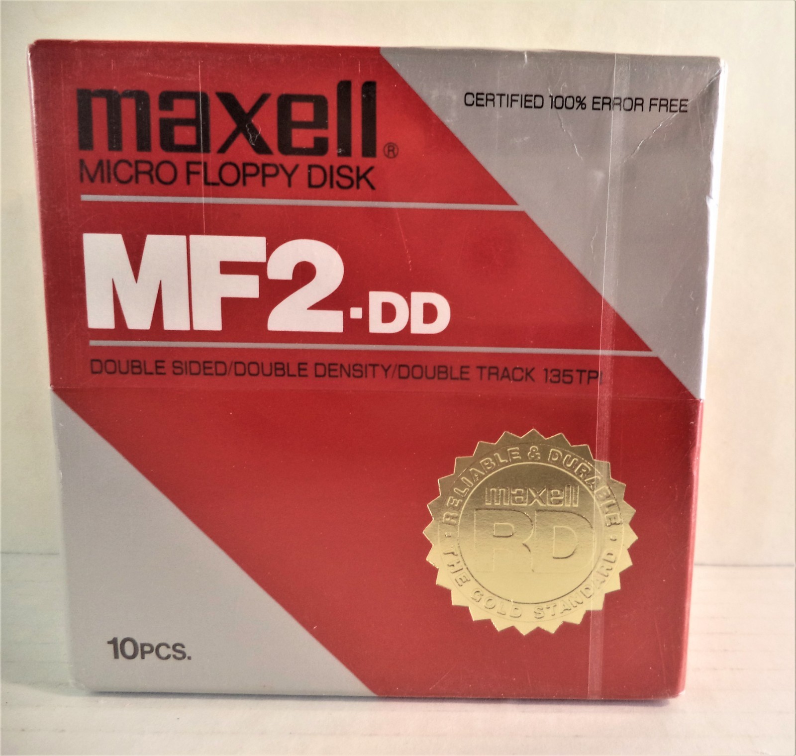 MAXELL MF2-DD  Micro Floppy Disc  10-PACK  NEW-SEALED , Japan , Maxell Quality