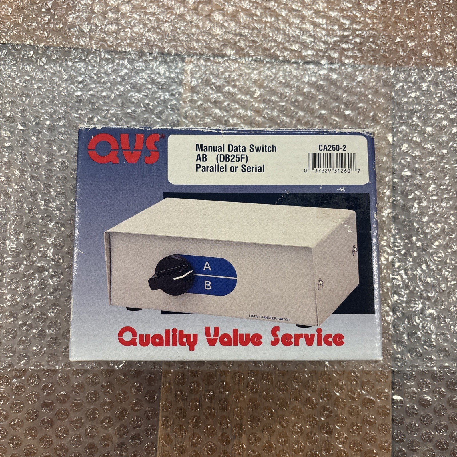 QVS CA260-2 Manual Data Switch  DB25F New