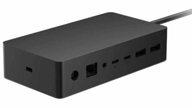 RB Microsoft Surface Dock 2 Laptop Docking Station Black 1GK-00001 w/ AC ADAPTER