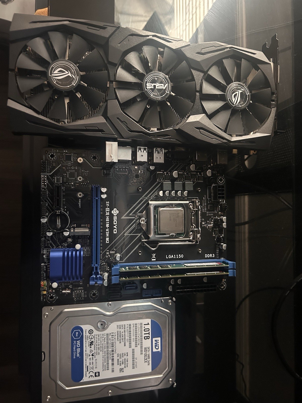 MB/CPU/RAM/GPU/HDD COMBO KIT WITH LGA11500 MB, I7 4790 Terabyte Hdd,1070 Ti 8gb