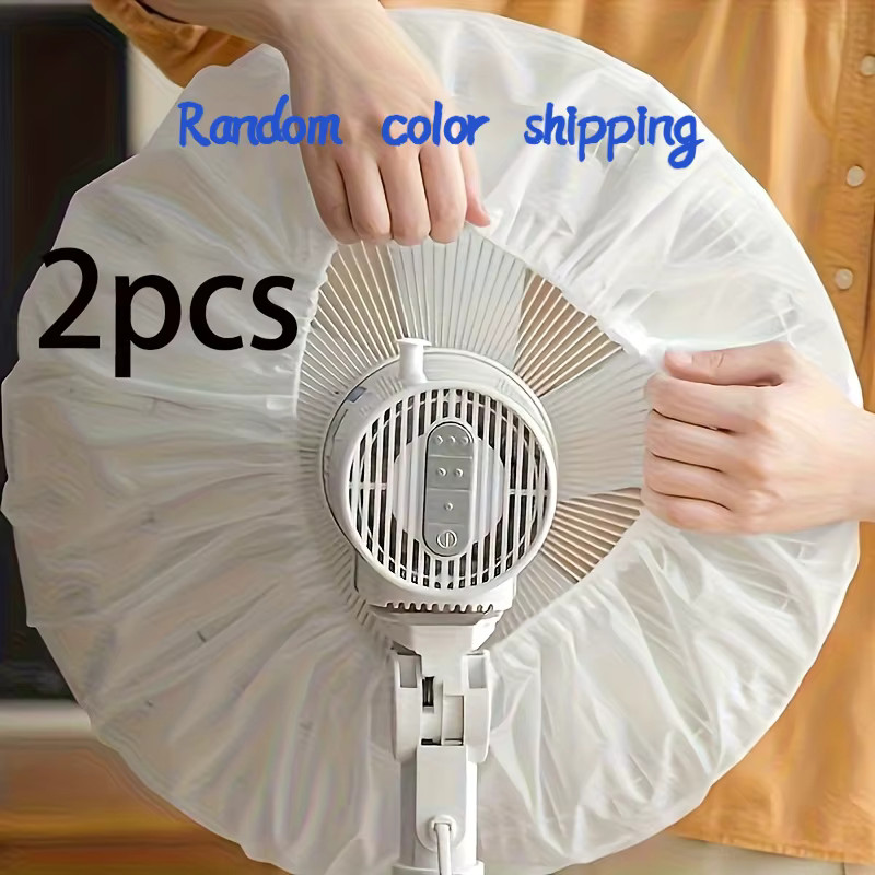 One Set 2 Electric Fan Dust Cover • Durable Protective Cover • Suitable for All
