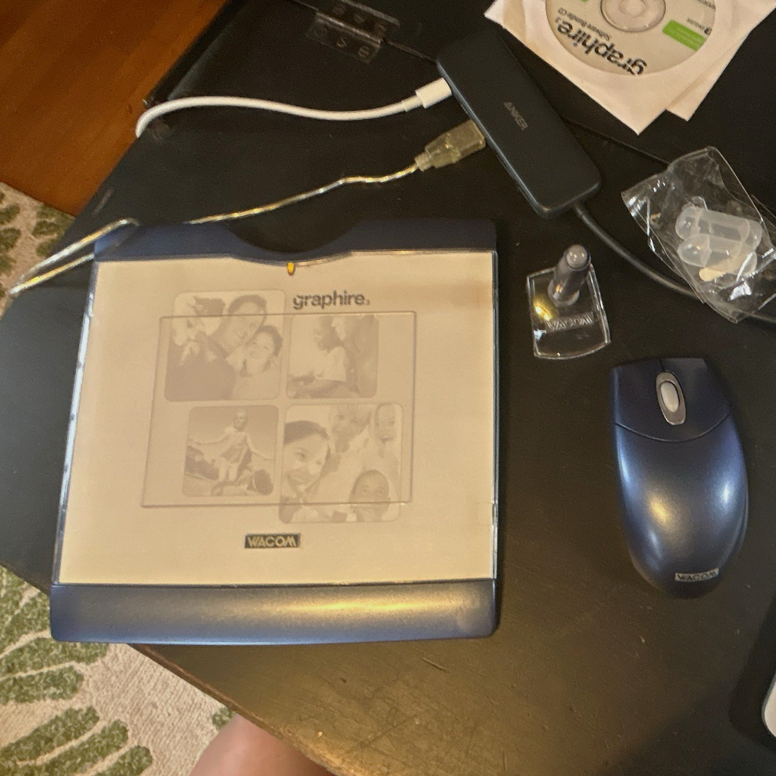 Wacom Graphire 3 Sapphire CTE-430 Graphics Tablet, USB Wired - Tested