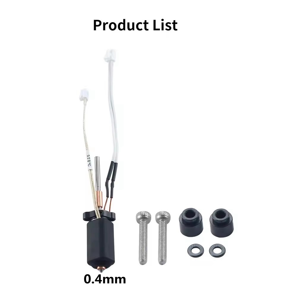 Ceramic Heating Block Hotend Kit Hardened Steel Nozzle For Creality Hi/Hi Combo