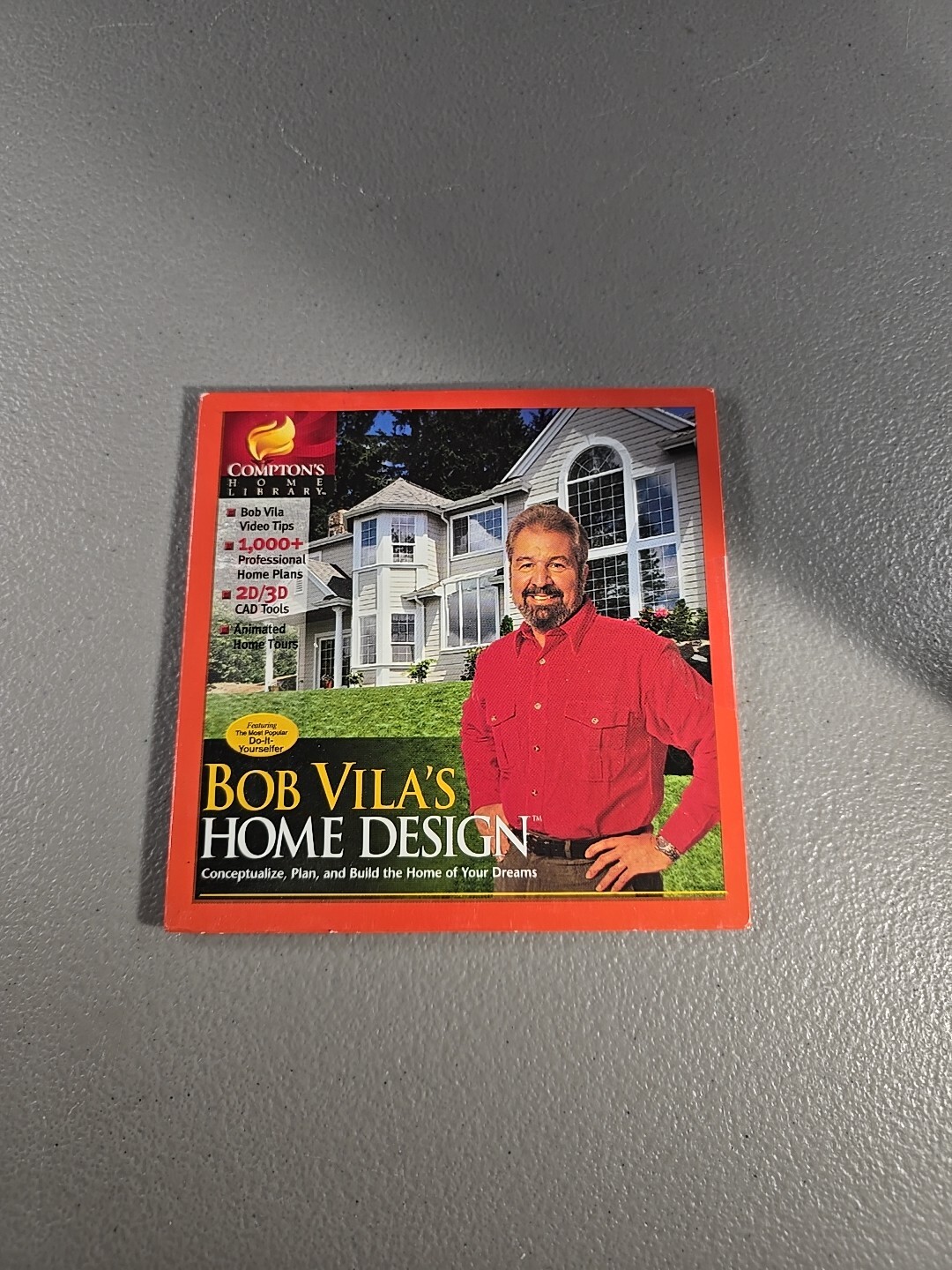 Bob Vila's Home Design CD-ROM Compton's Home Library NEW SEALED