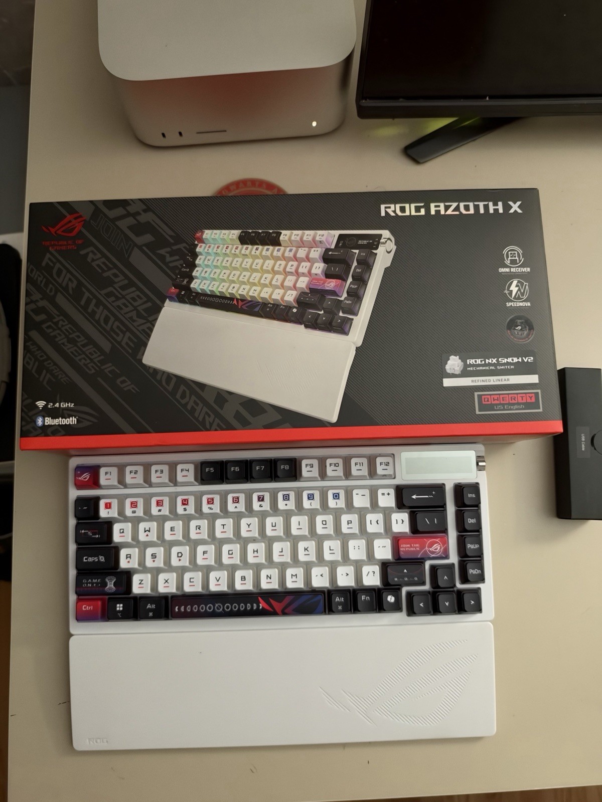 ASUS - ROG Azoth X 75% Wireless Mechanical RGB Gaming Keyboard