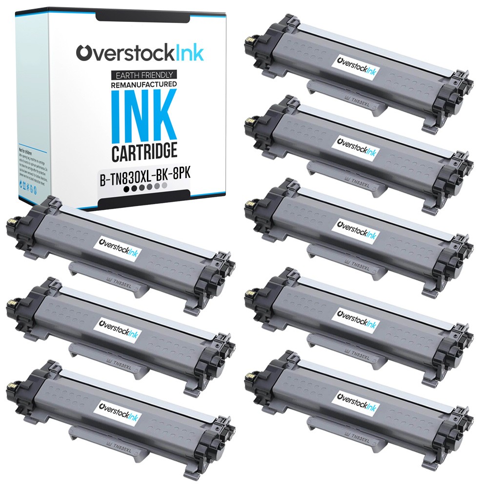 8PK Compatible OSI TN-830XL Cartridge fits Brother MFC-L2760DW L2807DW L2820DW