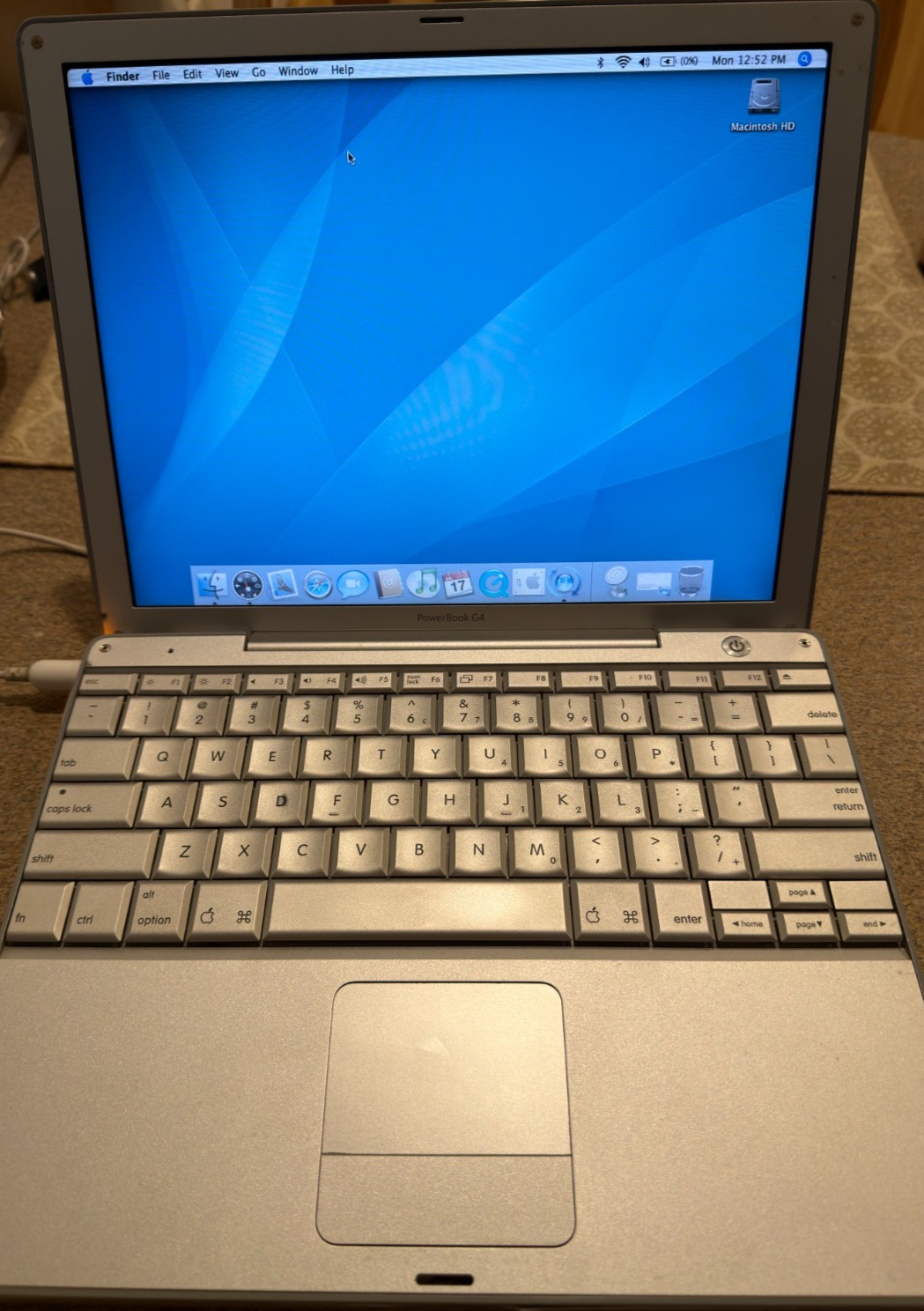 Apple PowerBook G4 12in 1Ghz 512MB
