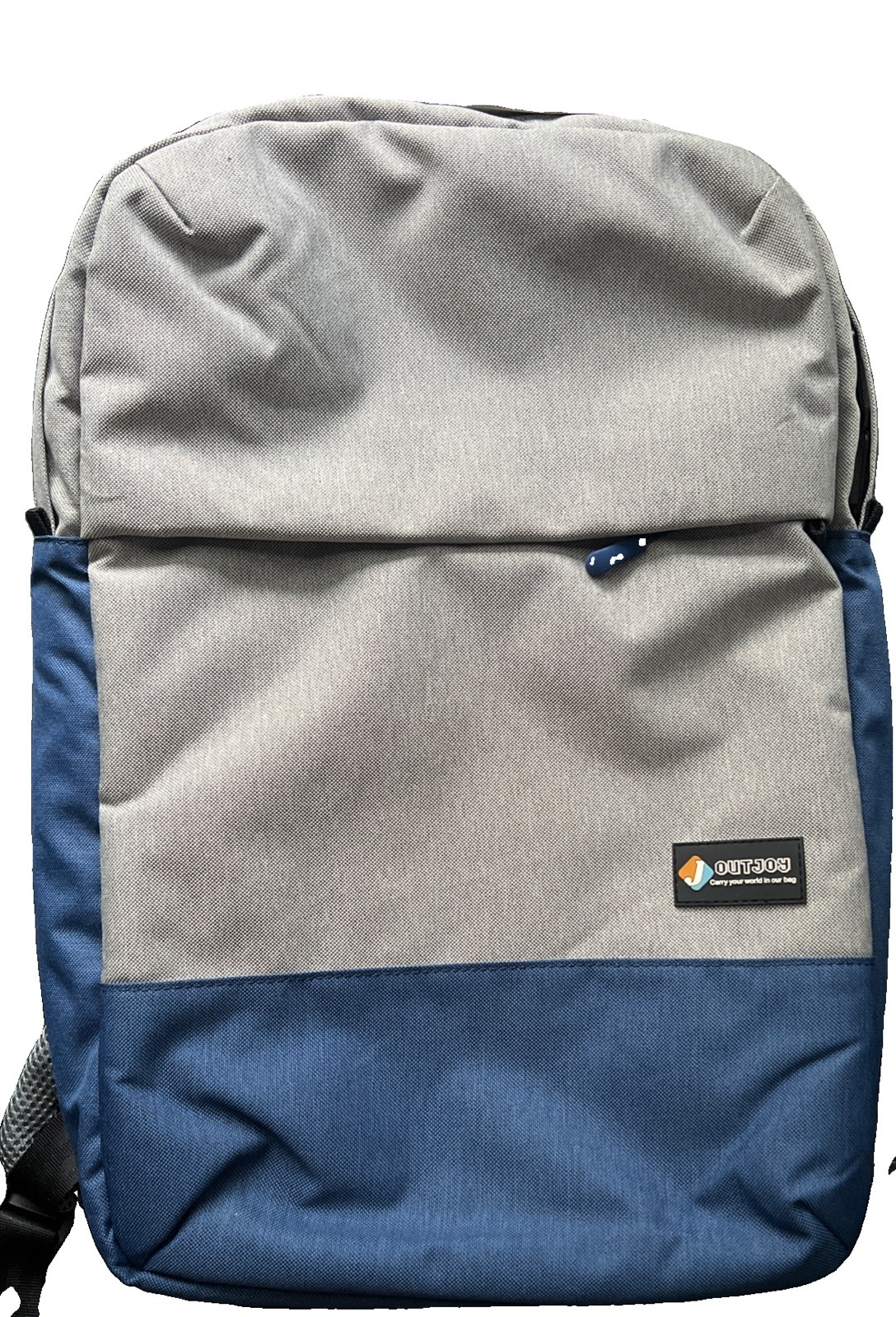 Outjoy Gray & Blue Laptop Backpack 