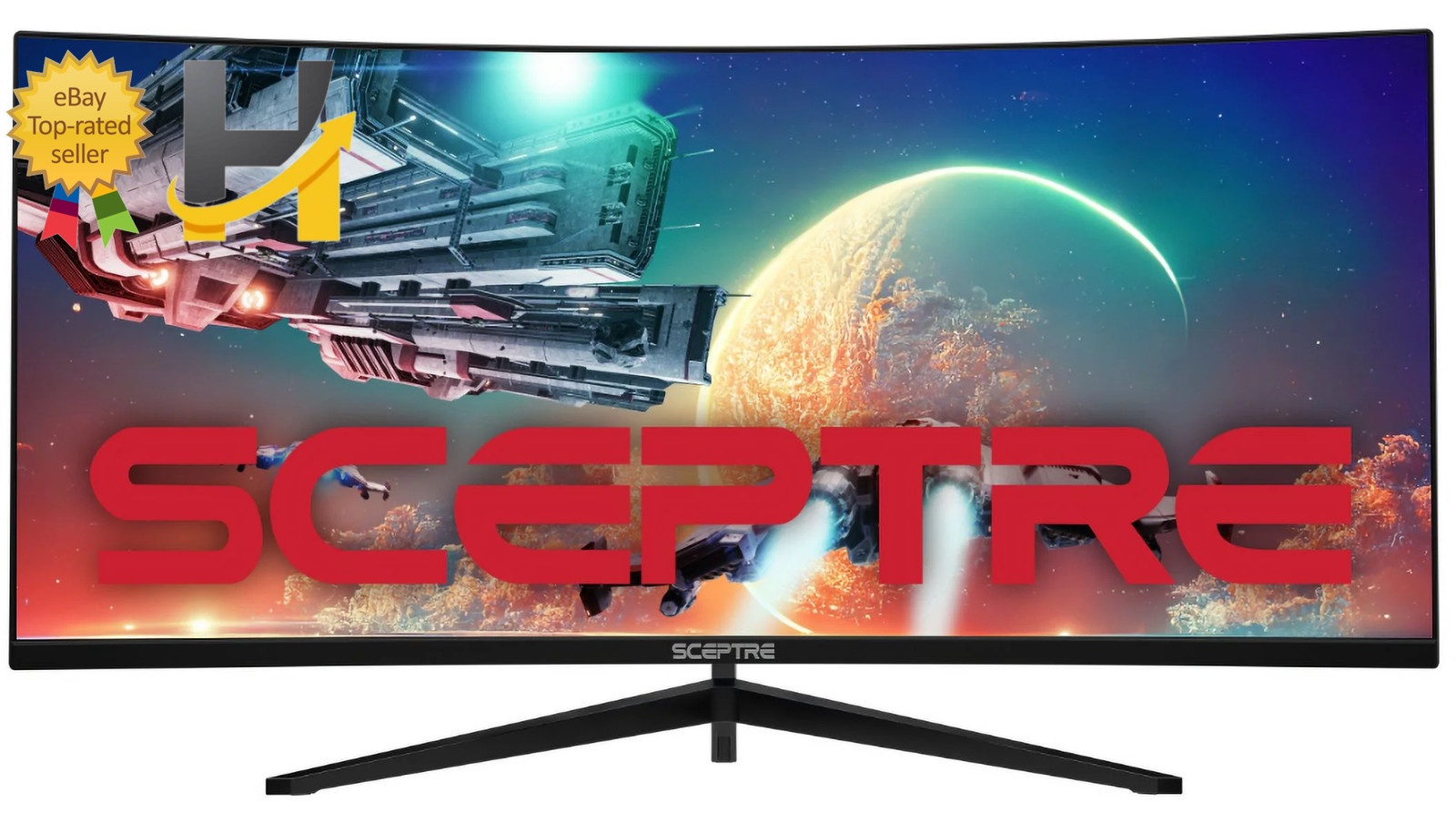 Sceptre 34 Inch Curved Ultrawide Monitor 3440 X 1440 Up to 165hz Displayport