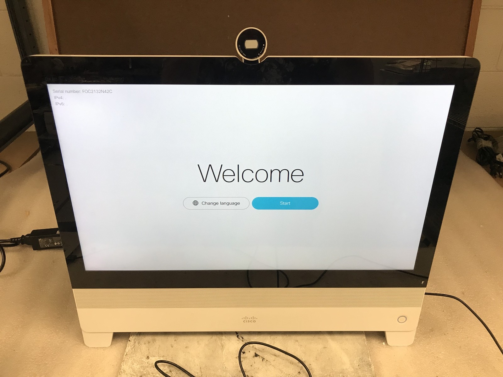 Cisco DX80 CP-DX80-K9 23” Touchscreen Webex Video Conferencing w Stand