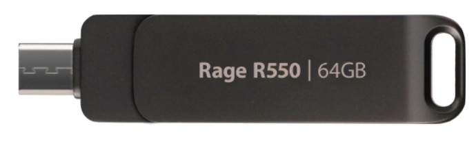 Patriot Memory Rage R550 USB flash drive 64 GB USB Type-A / USB Type-C 3.2 Gen 1