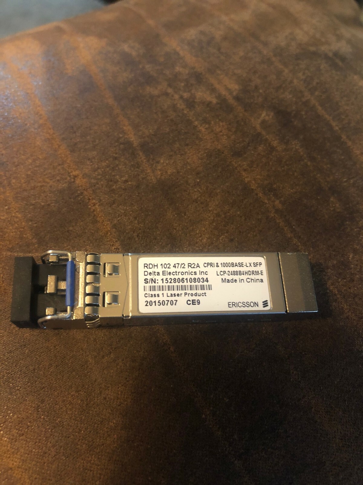 Ericsson RDH 102 47/2 R2A CPRI & 1000BASE-LX SFP