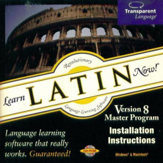 Learn Latin Now 8.0 PC CD ancient language learning , vocabulary speech words