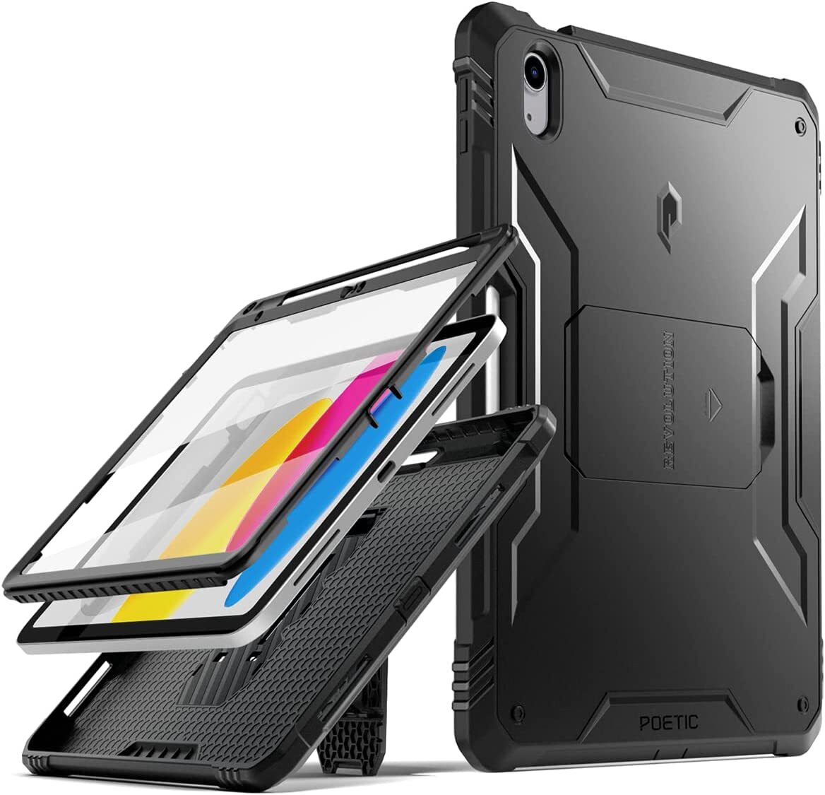 Case for iPad 10.9 2022 Poetic Full-Body Rugged Shockproof Protective Cover