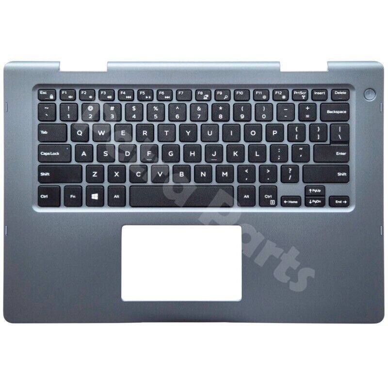 For Dell Inspiron 14MF 5481 5482 Upper Palmrest Cover Keyboard 0XHYYJ Gray US