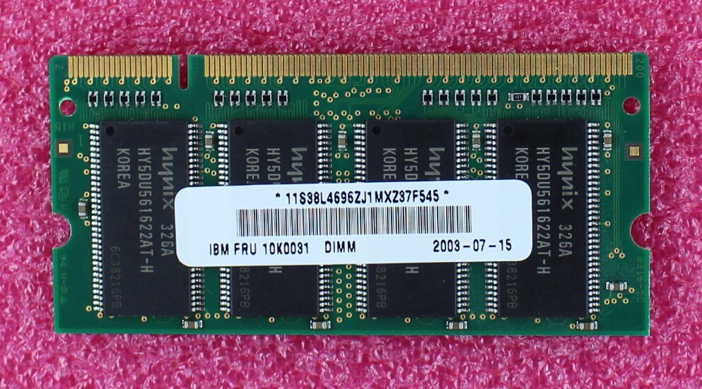 10K0031 - IBM ThinkPad 256MB CL 2.5 SODIMM