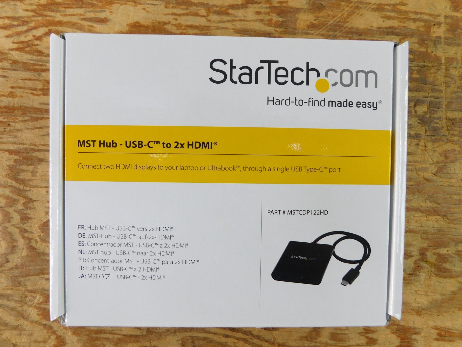 StarTech USB-C to HDMI Multi-Monitor Splitter - 2-Port MST Hub