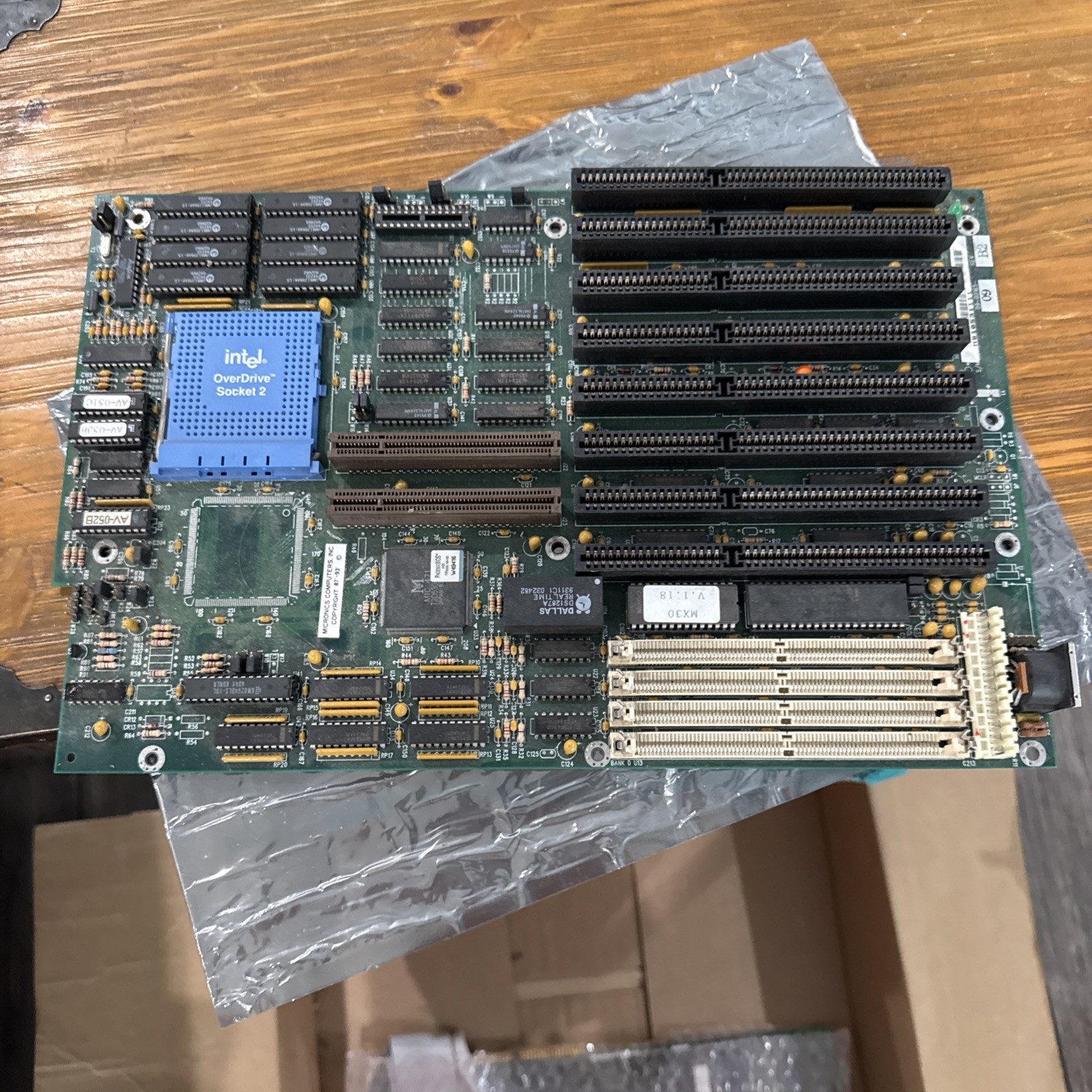 vintage computer motherboard Micronics MX30 VL-BUS or similar 486-era board
