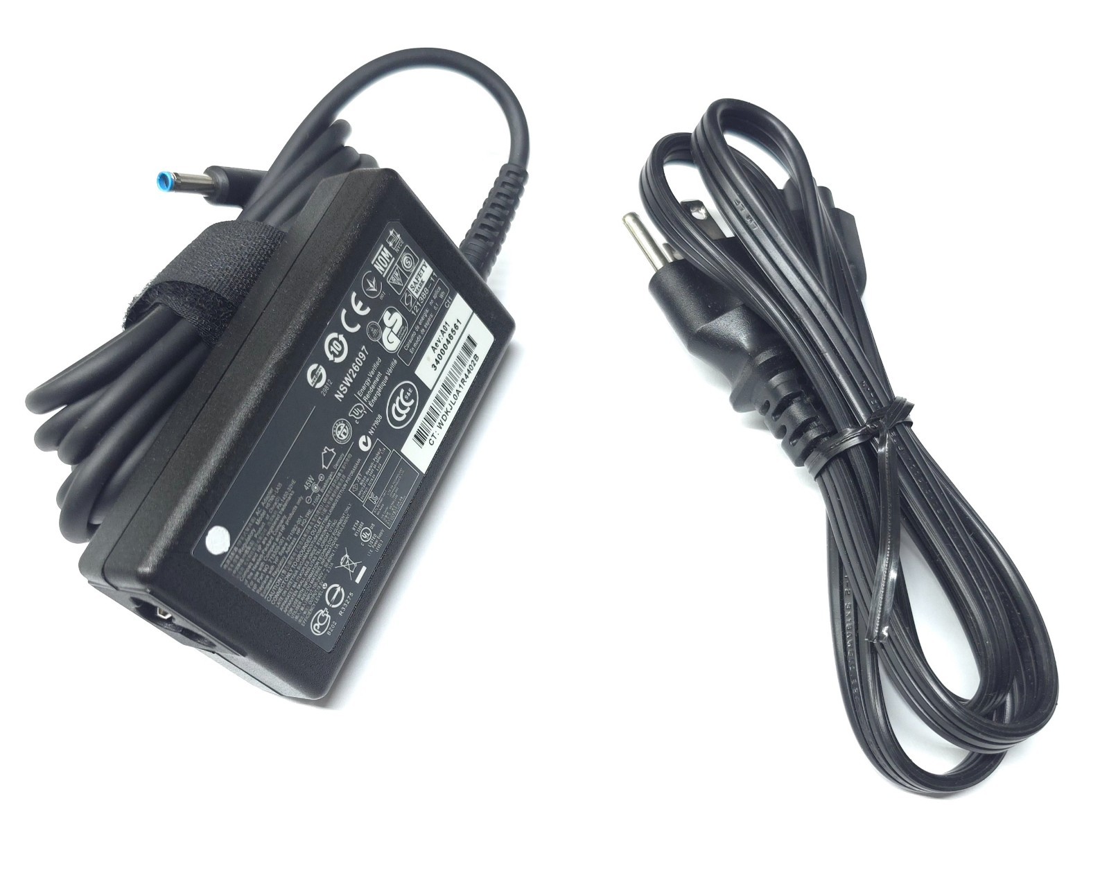 New 45W AC Charger For  HP Notebook PC 15-bs015dx 1TJ82UA#ABA Laptop