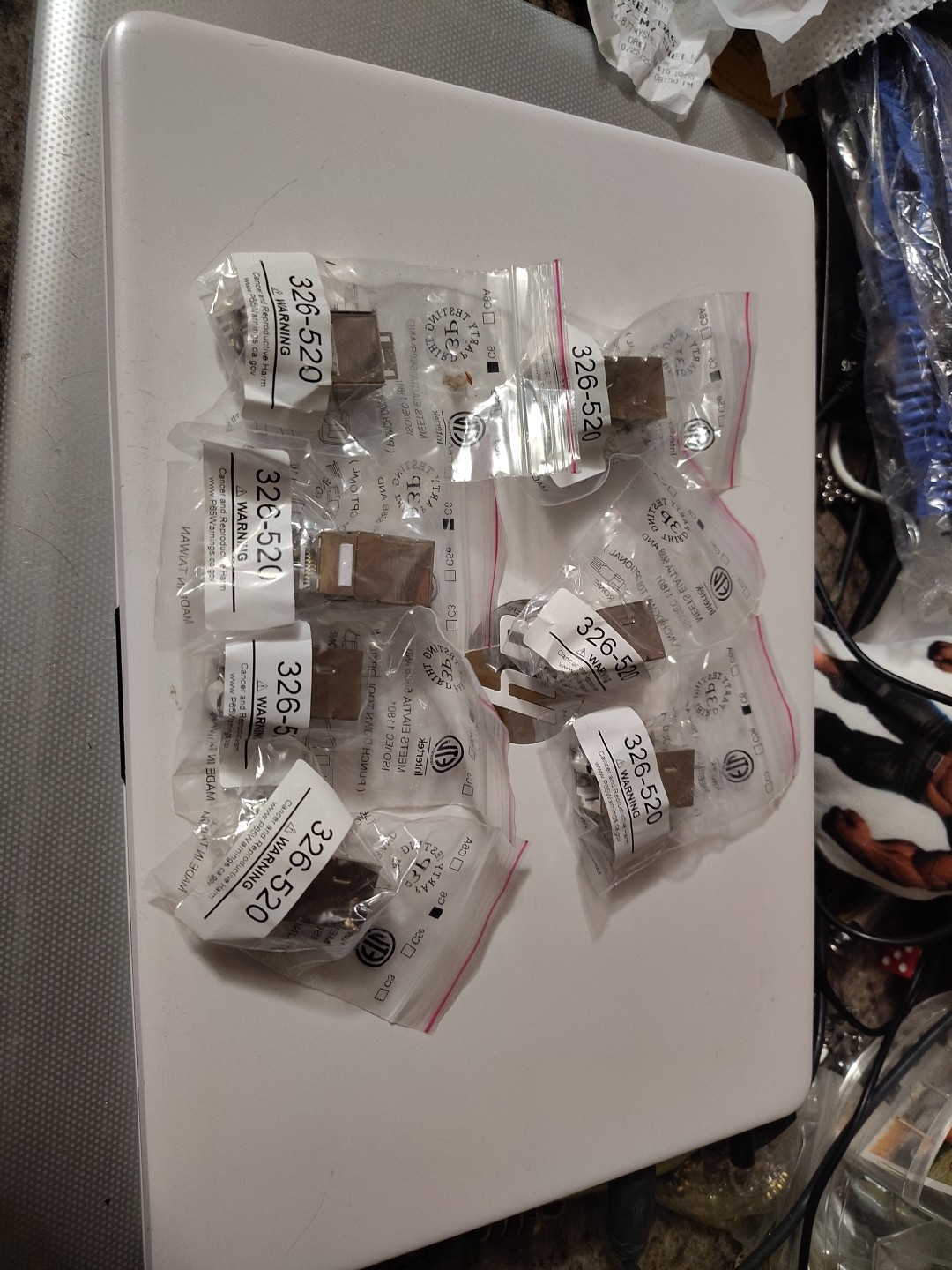 7 Pc Cat6 Ethernet LAN Network Shielded Keystone Jack Ask Questions Inexperience