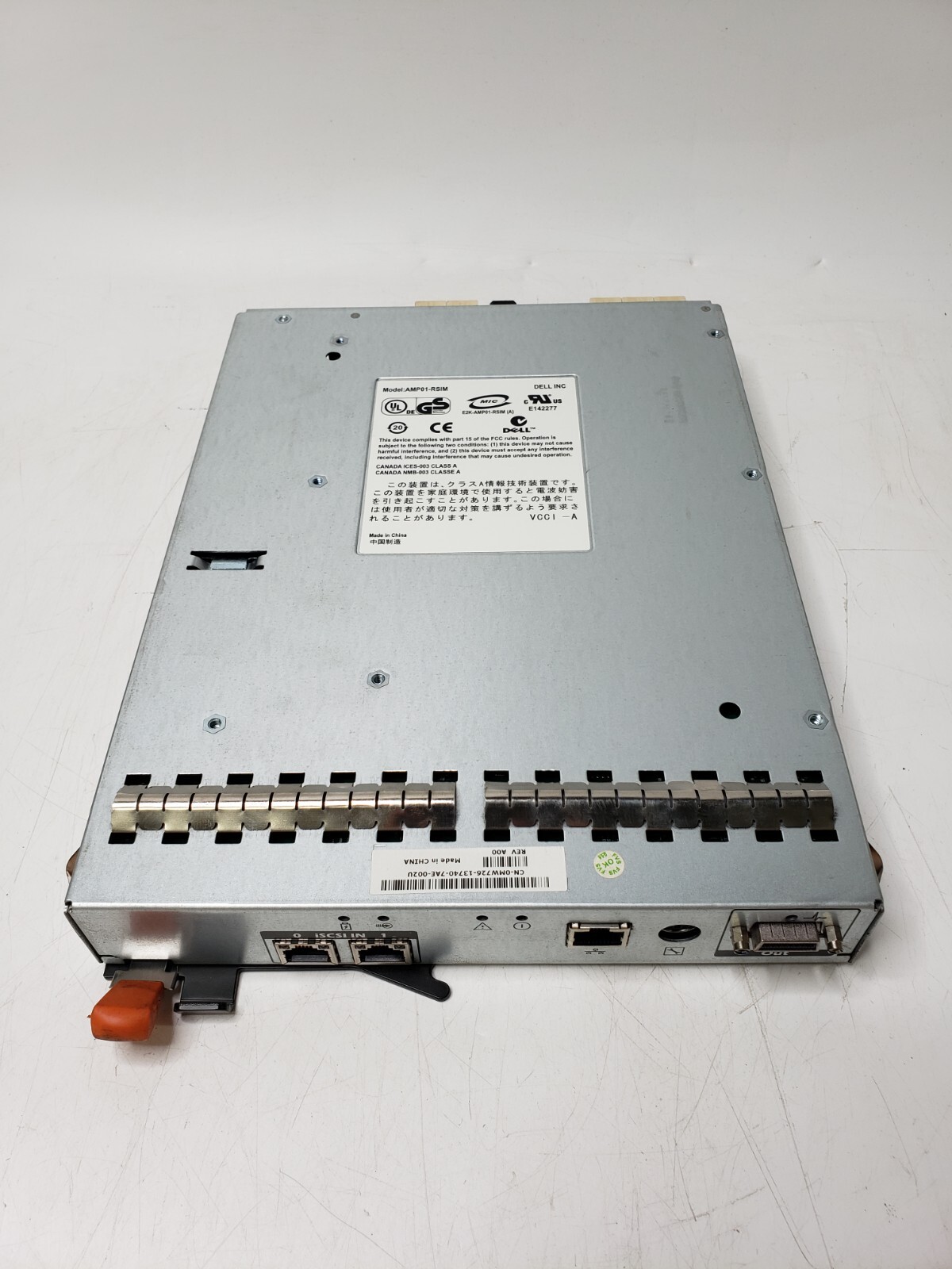 GENUINE DELL POWERVAULT MD3000I SAS/SATA ISCSI CONTROL MODULE AMP01-RSIM