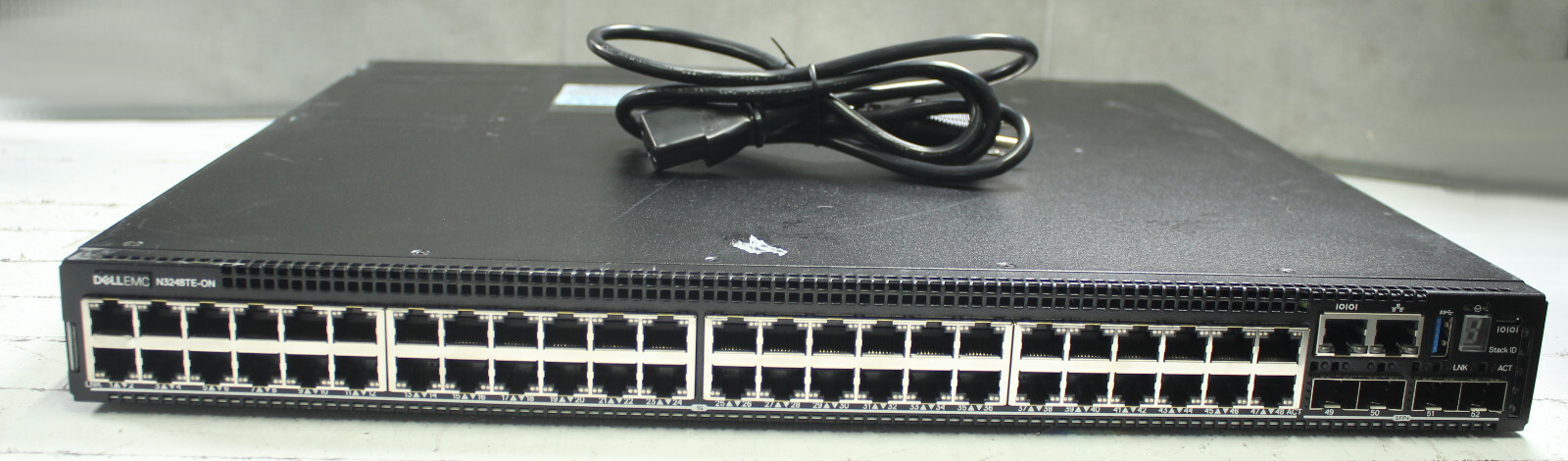 Dell EMC PowerSwitch N3248TE-ON 48 Port Manageable Switch Layer 3 w/ Power Cable