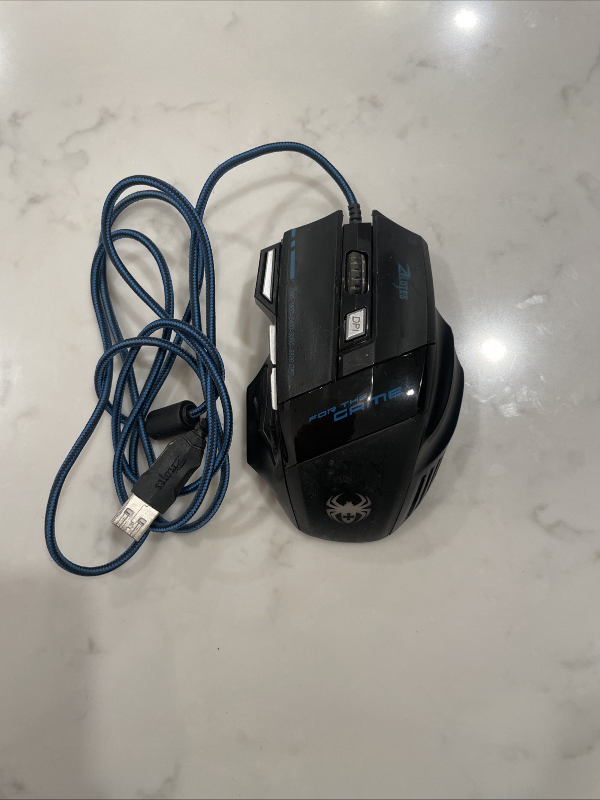 New - ZELOTES T-90 8 Key Wired USB Optical Game Mouse