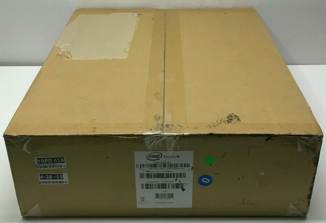  McAfee by Intel 1065-C1 Network Security/Firewall Appliance 4 Port 
