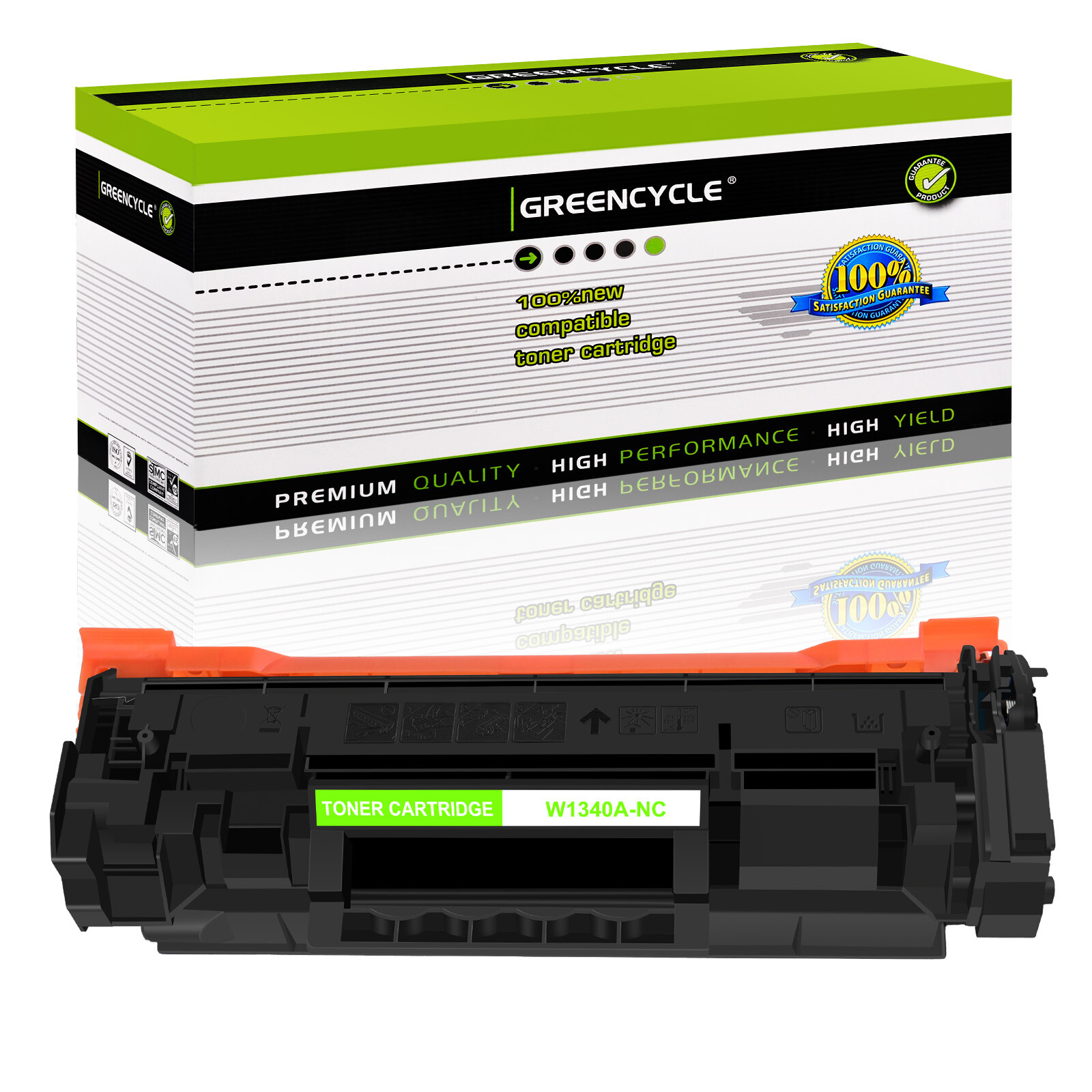 GREENCYCLE 1PK W1340A Toner Cartridge Fit For HP 134A M209dwe MFP M234sdn NoChip