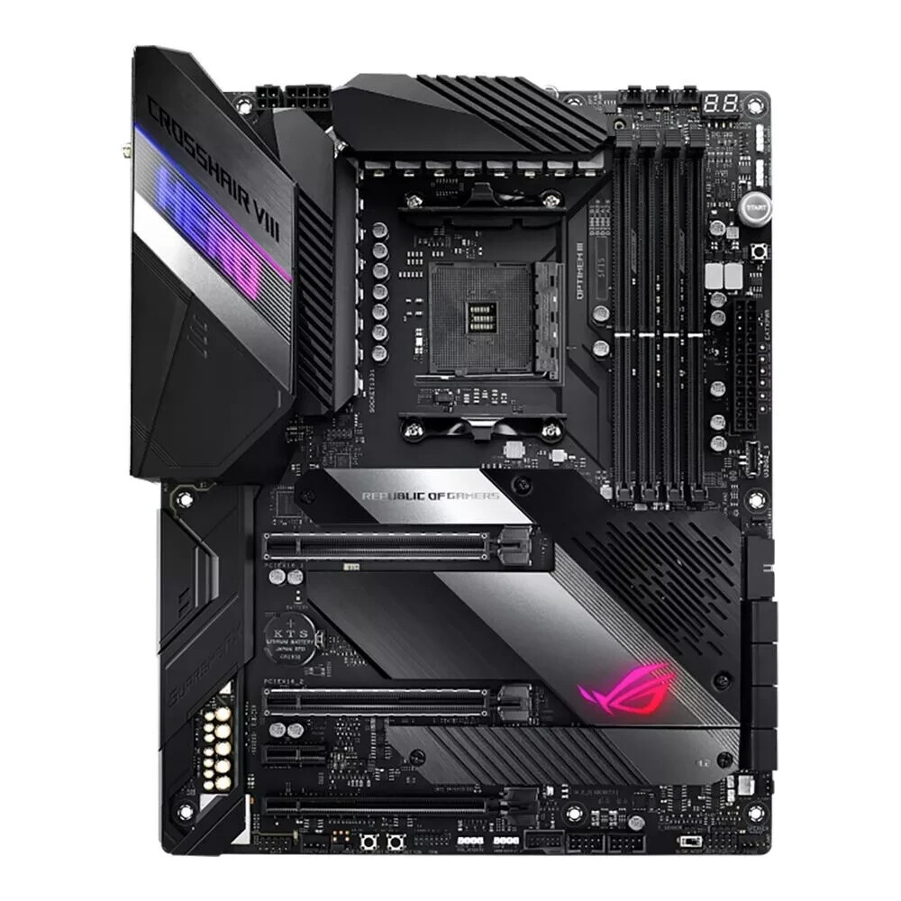 ASUS ROG Crosshair VIII Hero (Wi-Fi) X570 AMD AM4 ATX Motherboard | Used