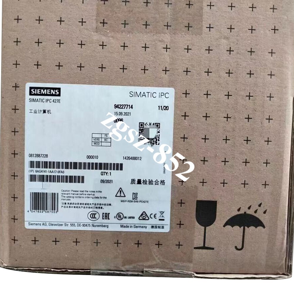 FedEx or DHL 1PCS NEW SIEMENS SIMATIC IPC427E MICROBOX PC 6AG41411AA170FA0