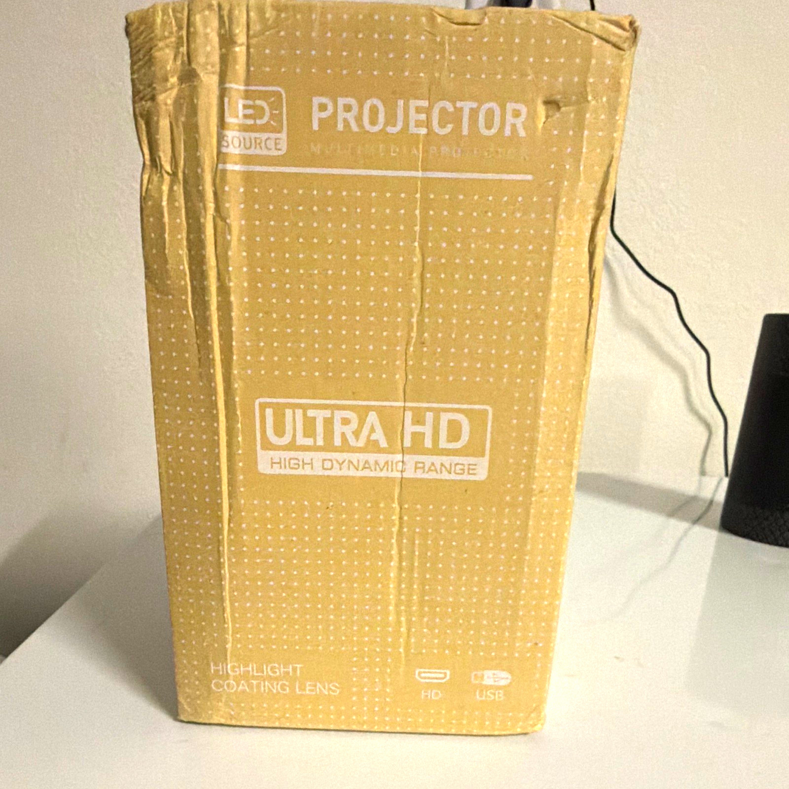 LED Ultra HD HDR Desktop Projector Model Projector with USB Connectivity