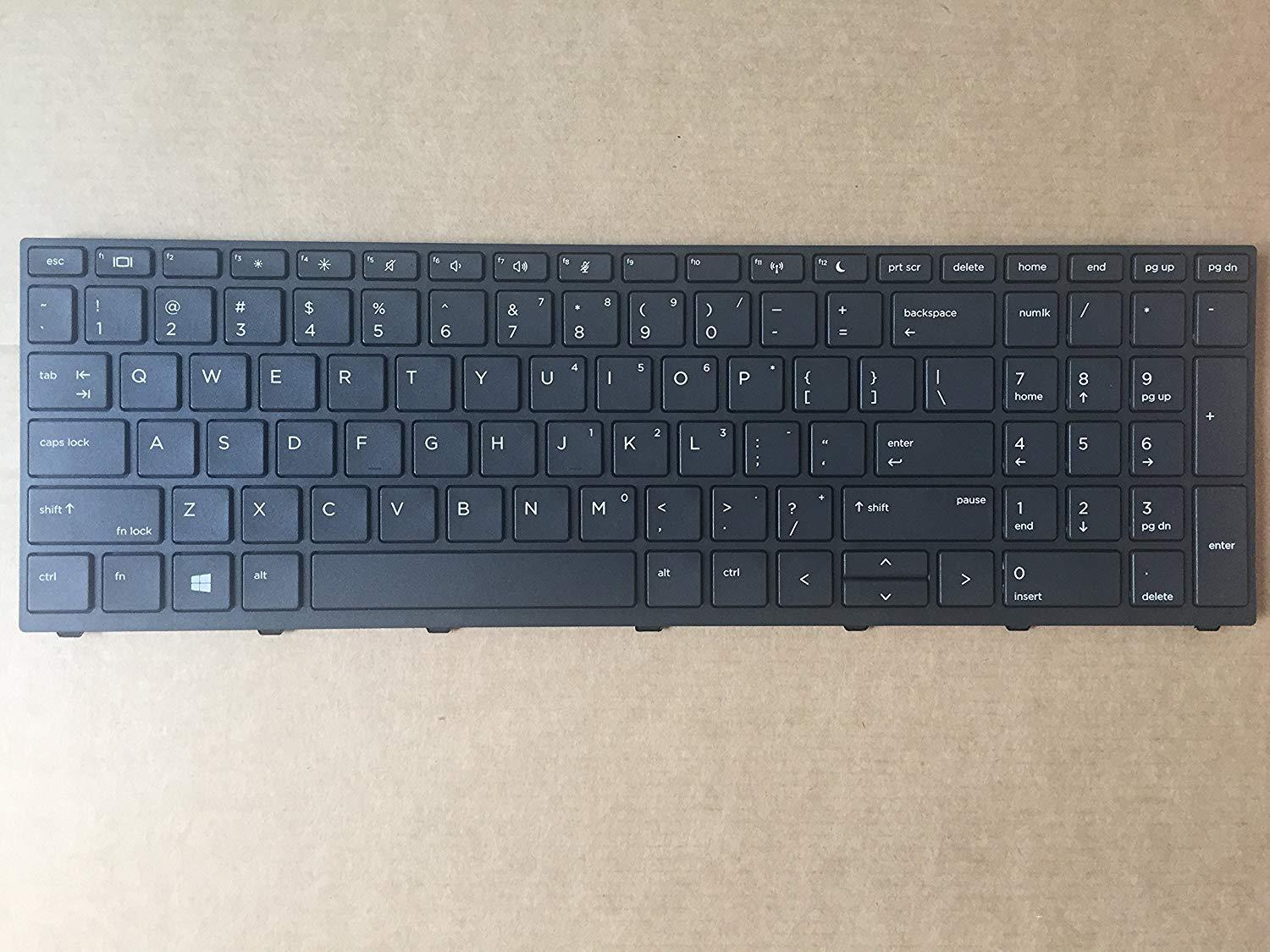 GENUINE Non-Backlit HP Probook 450G5 455G5 470G5 US keyboard Framed L01028-001