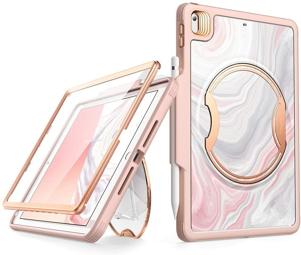 Clayco Nebula For Apple iPad 10.2" Full Body Case with Screen Protector Cover US