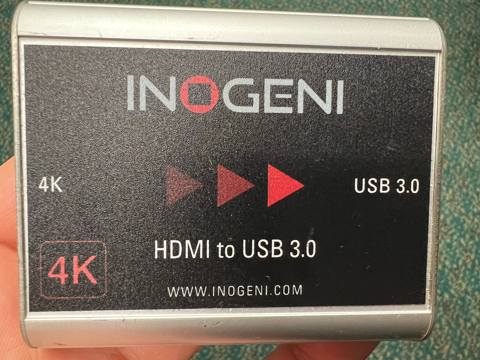 INOGENI 4K HDMI to USB 3.0 Video Capture Card 4K2USB3 