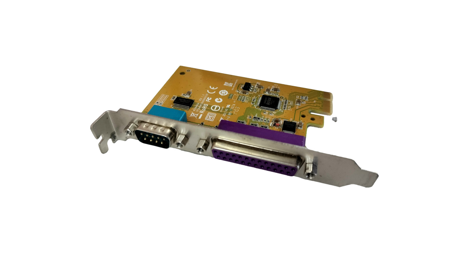 Dell Sunix Serial RS-232 Parallel PCIe Expansion Card YCJ65