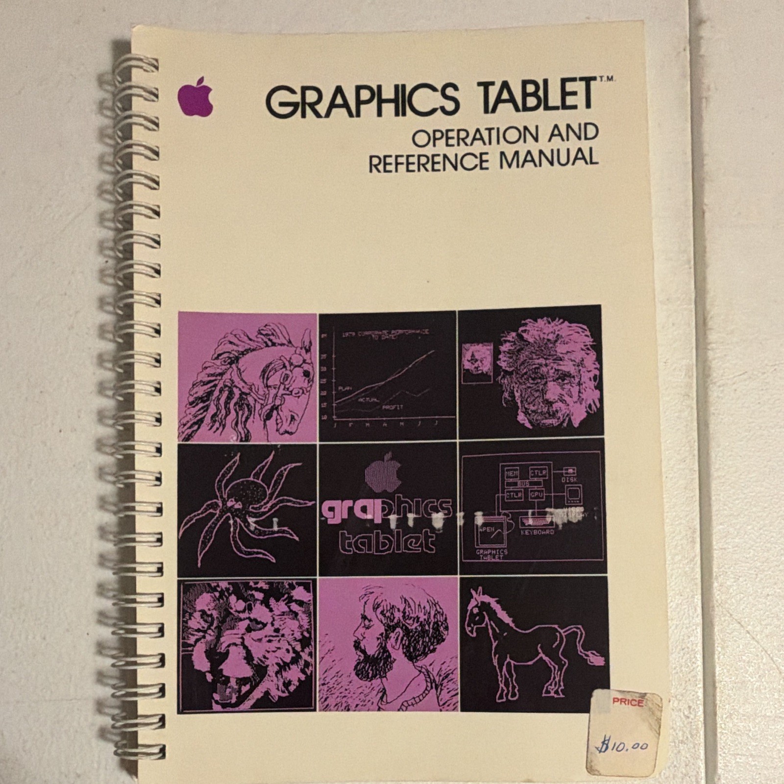 Apple Computer Inc. Vintage Graphics Tablet Op & Ref Manual 