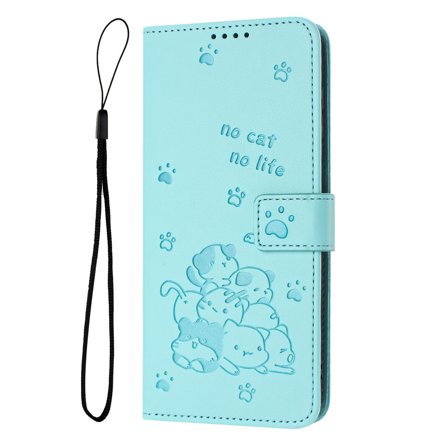 Flip Leather Cat Stand Card Wallet Cover Case For A12 A32 A42 A52 A6 A8 A53 A54
